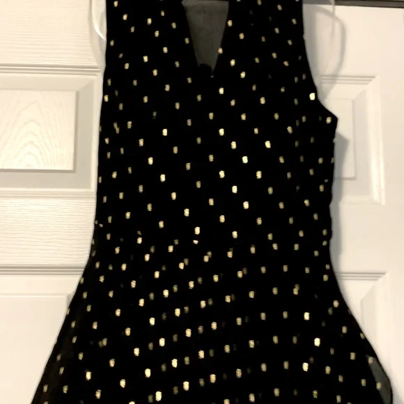 White House Black Market Metallic-Jacquard Dress - Picture 5 of 8